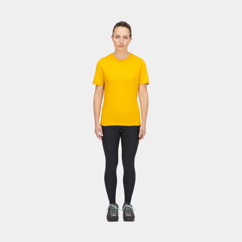 Crimp Logo Tee Women Sahara