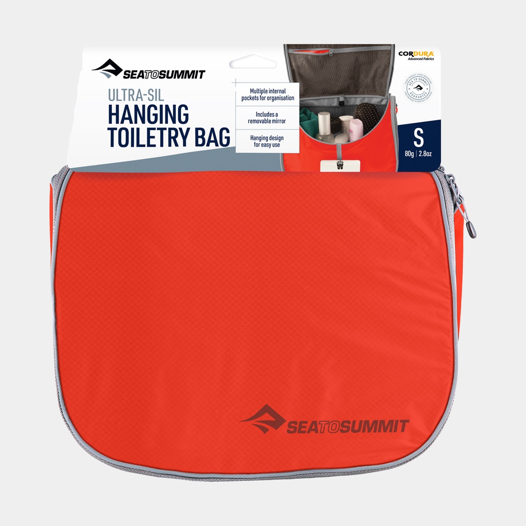 Ultra-Sil Hanging Toiletry Bag Small Spicy Orange