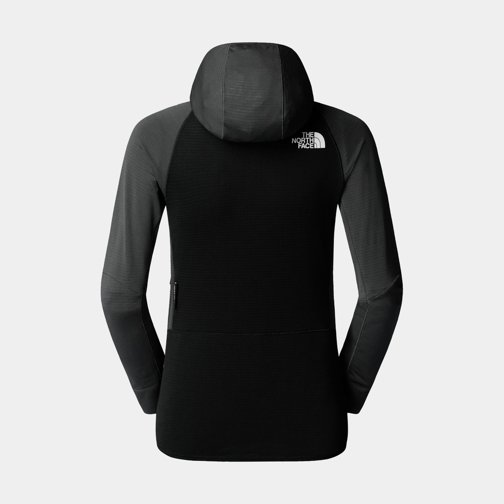 Bolt Polartec Hoodie Women Asphalt Grey / TNF Black