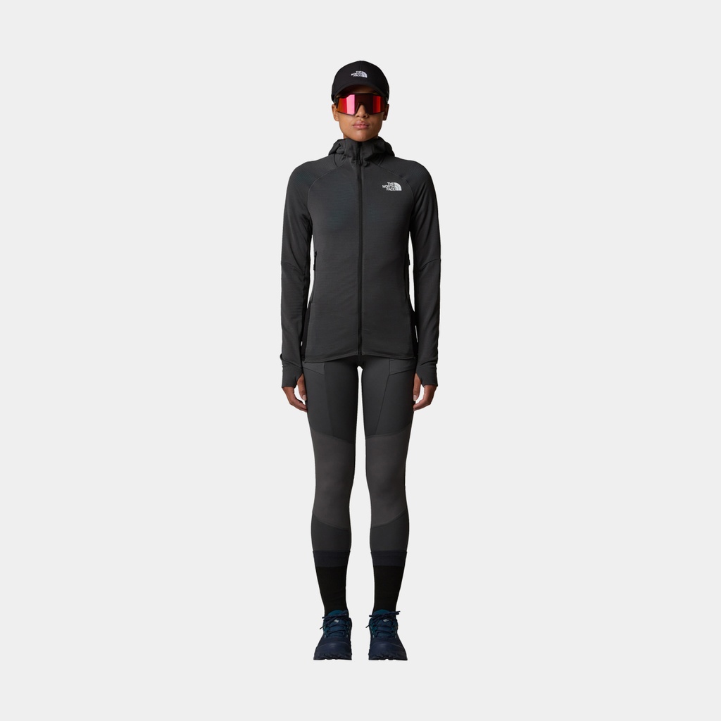 Bolt Polartec Hoodie Women Asphalt Grey / TNF Black