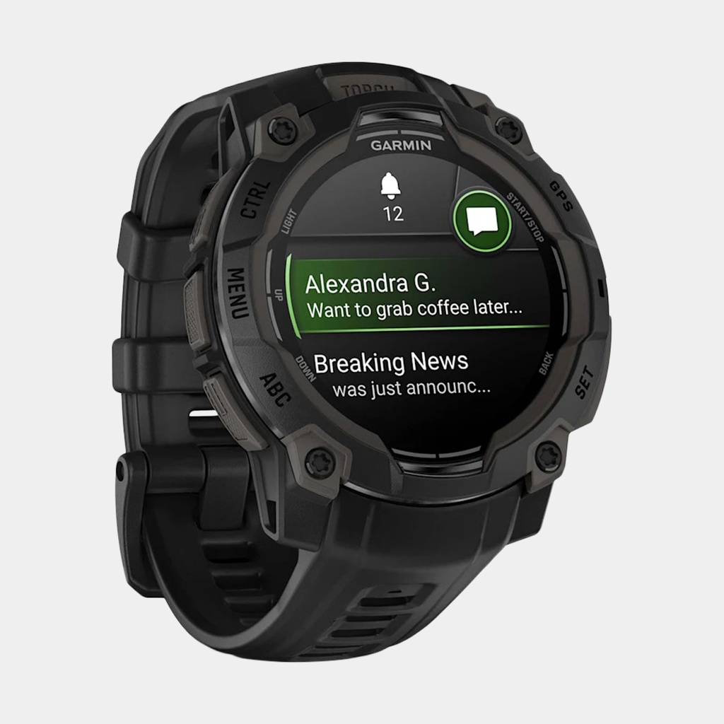 Instinct 3 Amoled Black Bezel with Black Band WW