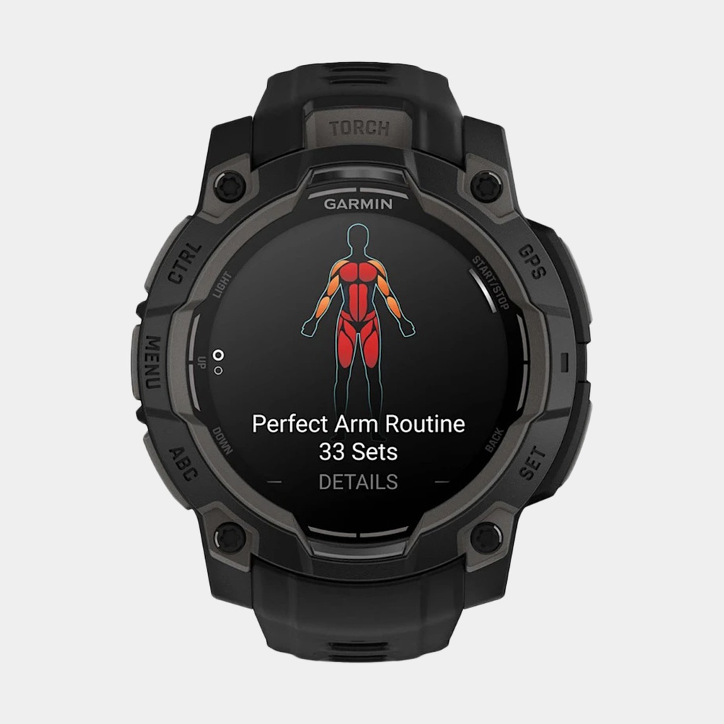 Instinct 3 Amoled Black Bezel with Black Band WW