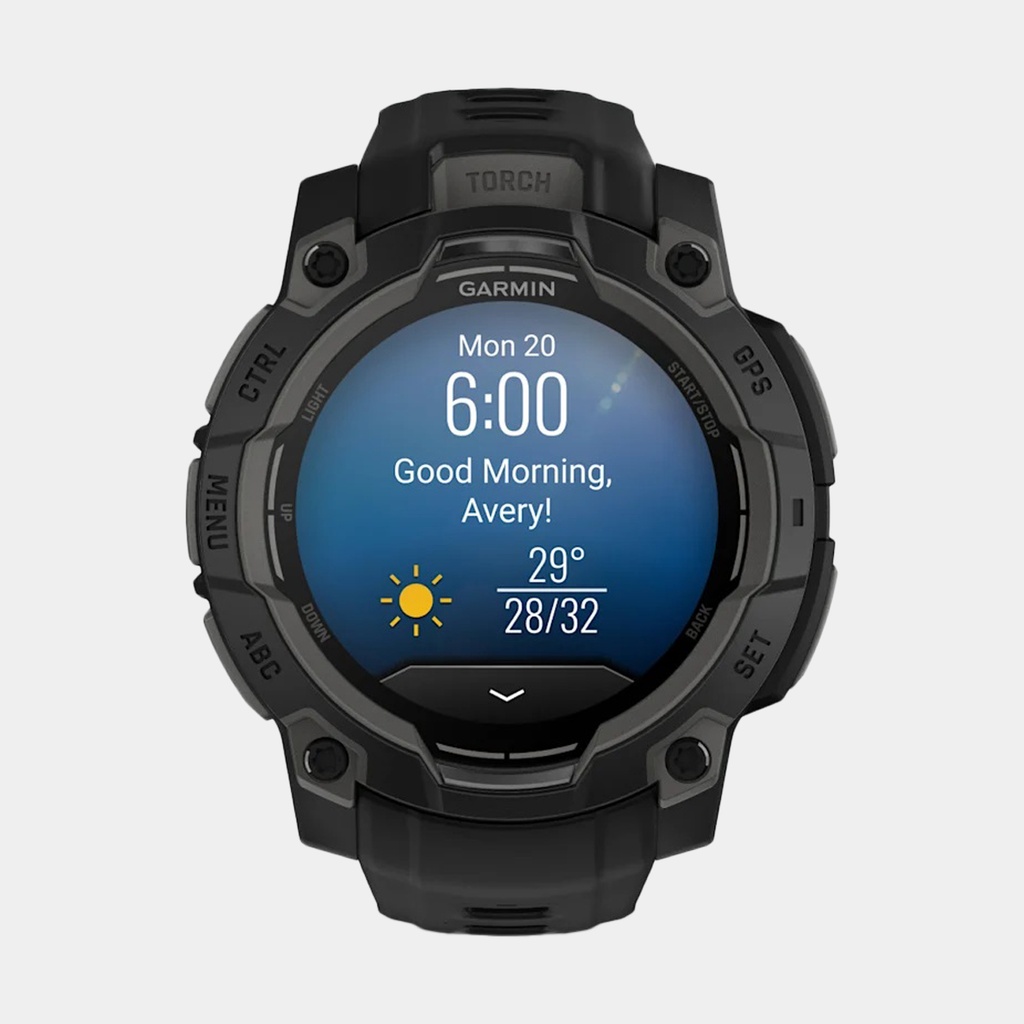 Instinct 3 Amoled Black Bezel with Black Band WW