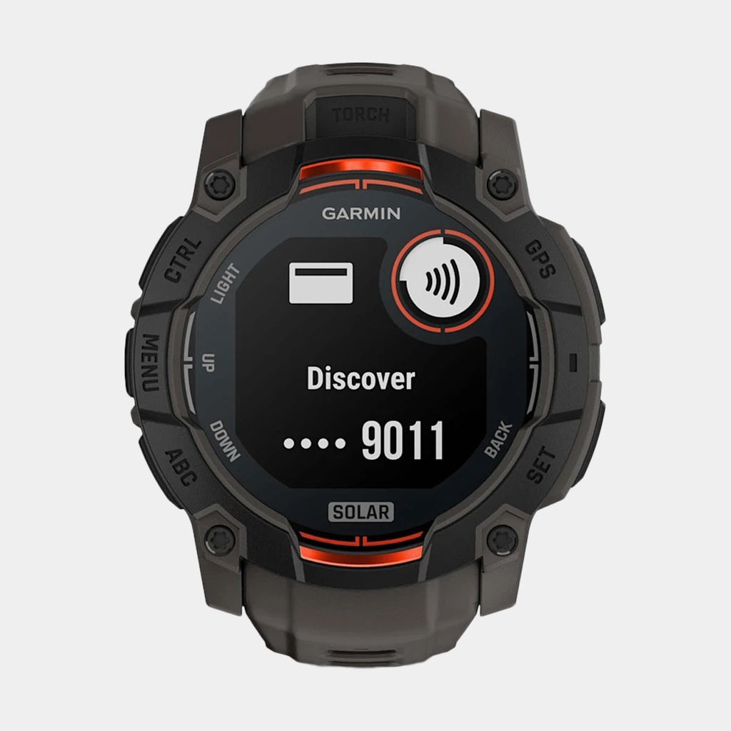 Instinct 3 Solar Black Bezel with Black Band WW