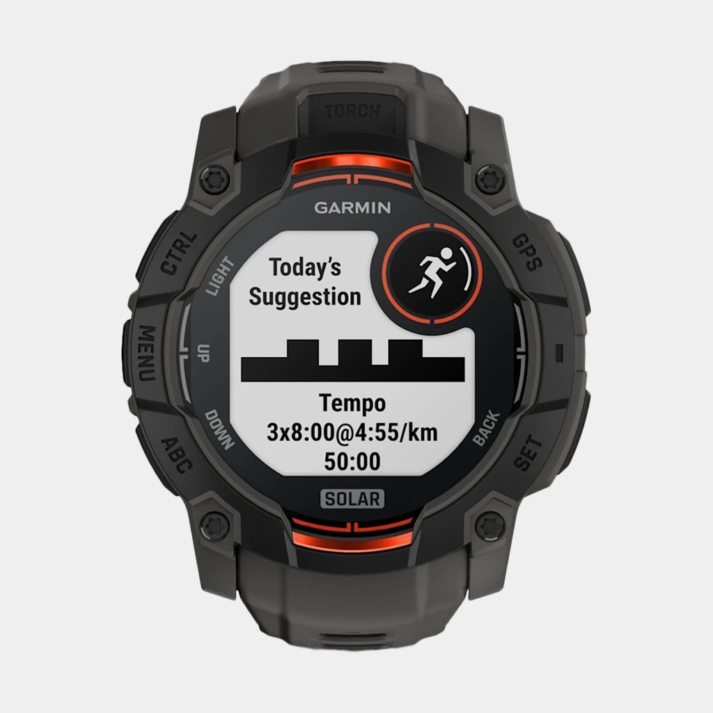 Instinct 3 Solar Black Bezel with Black Band WW