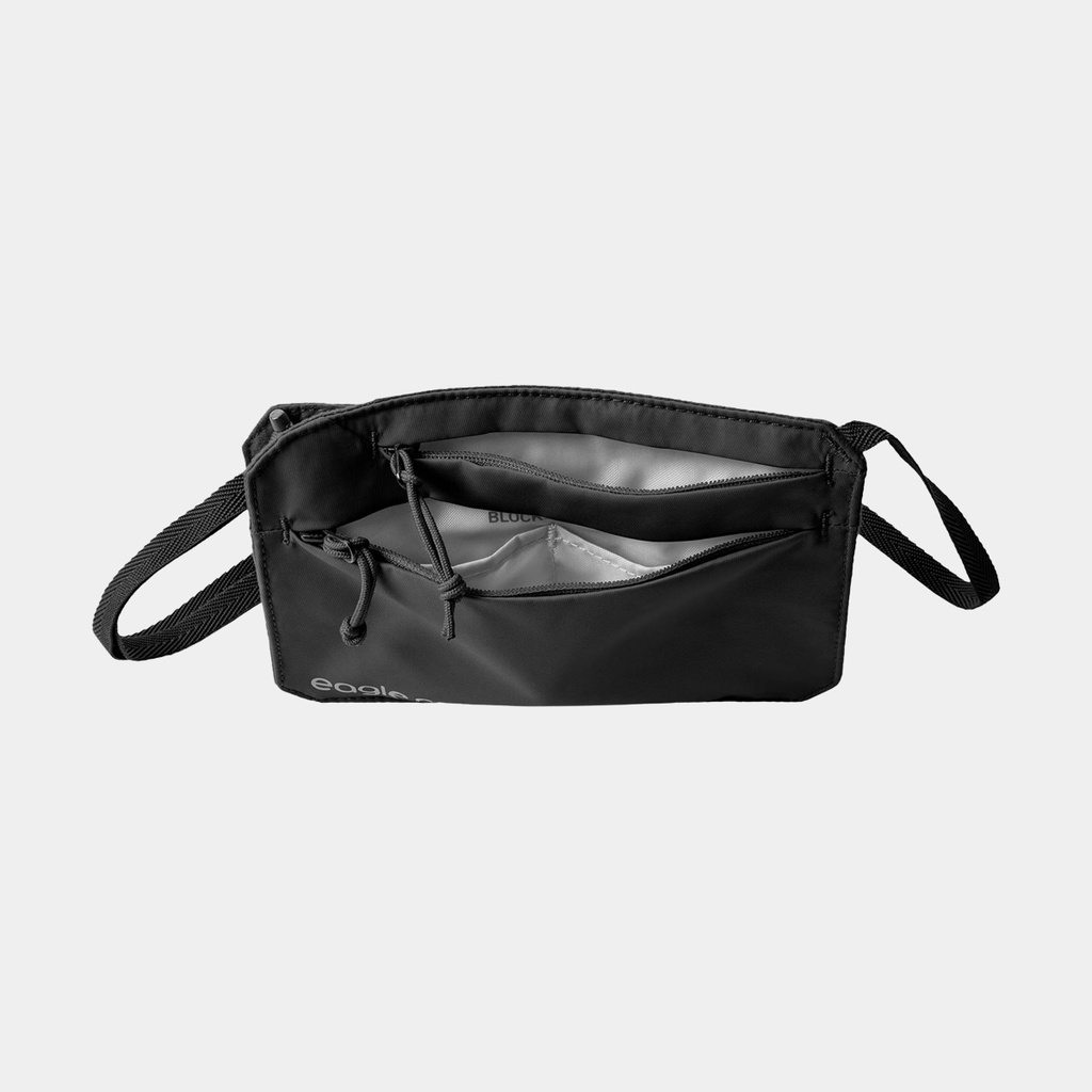 Undercover RFID Neck Wallet Black