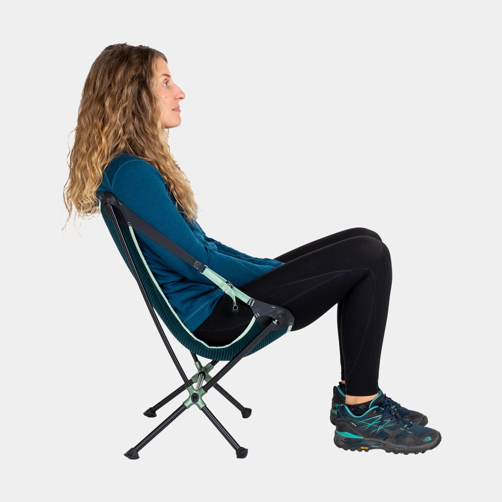 Moonlite Reclining Camp Chair Black Pearl