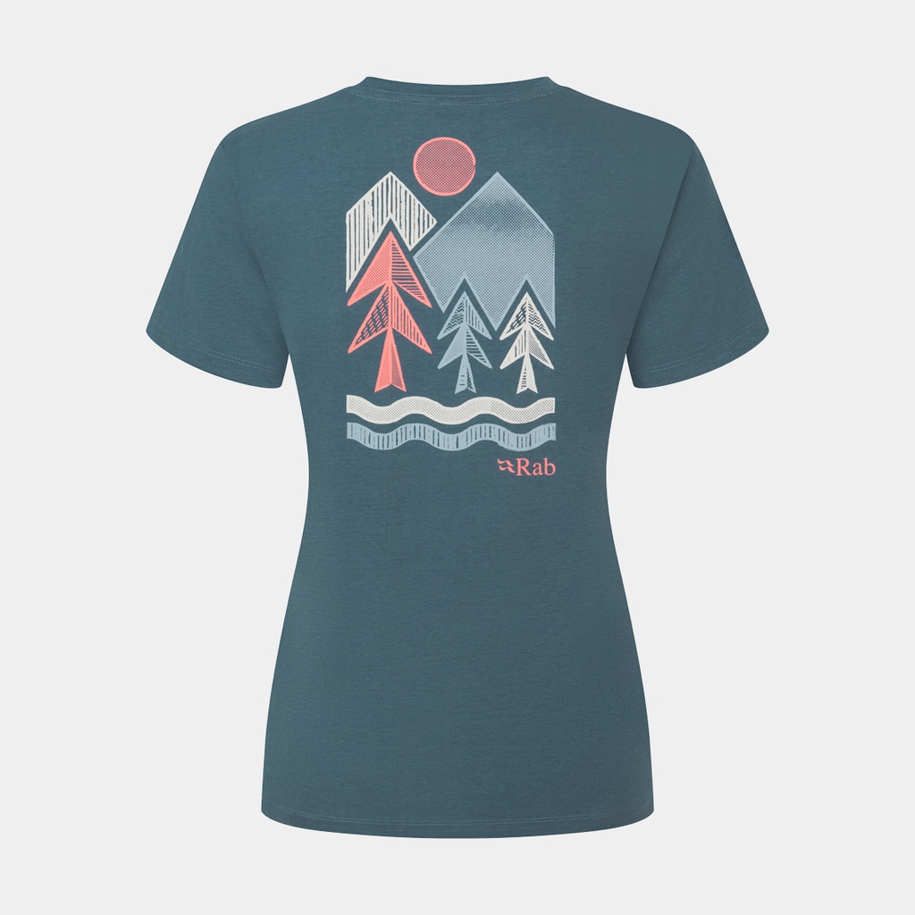 Tuku Cirque Tee Women Orion Blue