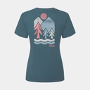 Tuku Cirque Tee Women Orion Blue