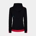 Mood Hoody Women Black / Hibiscus