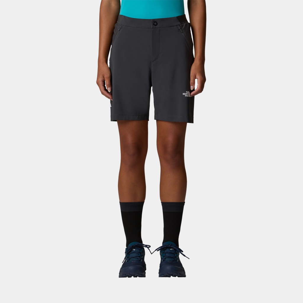 Felik Slim Tapered Short Women Asphalt Grey / TNF Black
