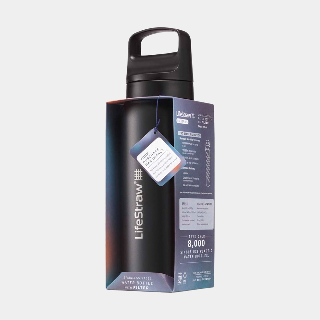 Lifestraw Go 2.0 700ml Stainless Steel / Black