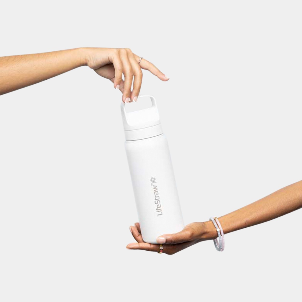 Lifestraw Go 2.0 700ml Stainless Steel / White