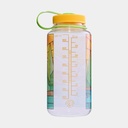 Drinking Bottle Wide Mouth Sustain 1000ml Clear Stained Glass Desert