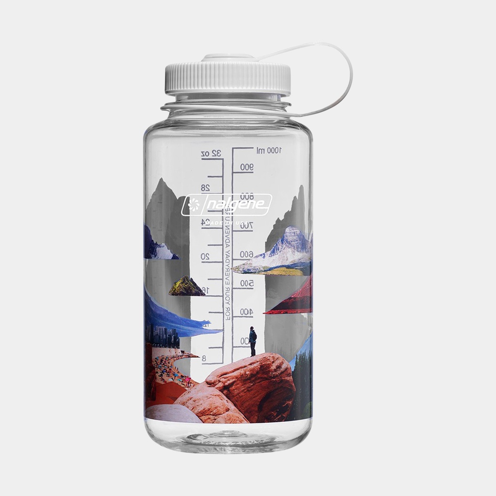 Drinking Bottle Wide Mouth Sustain 1000ml Mixed Landscapes