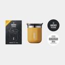 Octaroma Vacuum Insulated Coffee Mug 180ml Amber Yellow