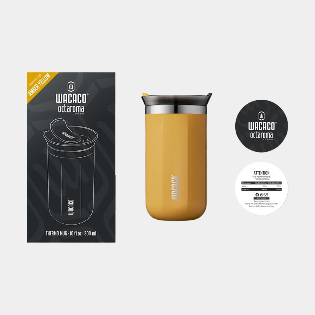 Octaroma Vacuum Insulated Coffee Mug 180ml Carmine Red