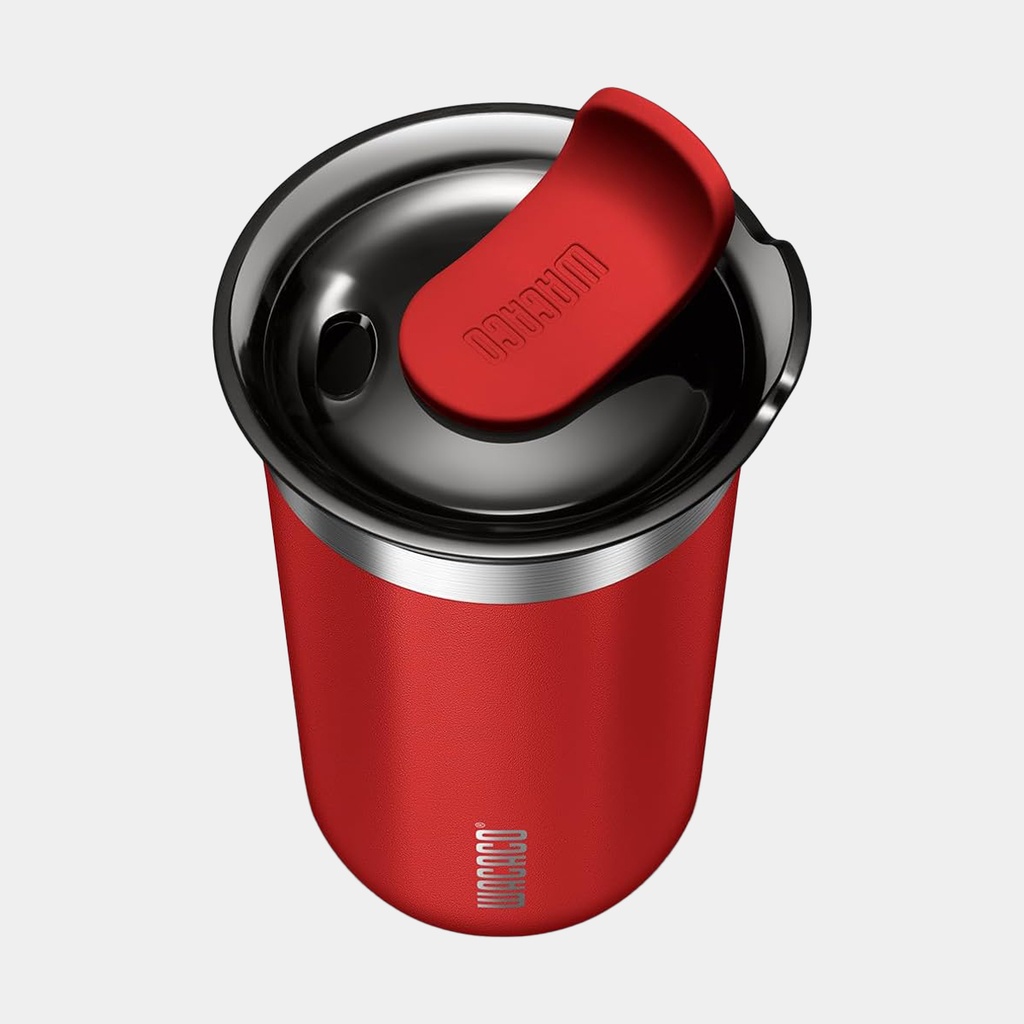 Octaroma Vacuum Insulated Coffee Mug 180ml Carmine Red