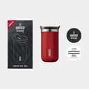 Octaroma Vacuum Insulated Coffee Mug 180ml Carmine Red