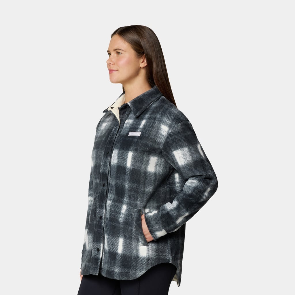 Benton Springs Shirt Jacket II Women Chalk Omblur Tonal
