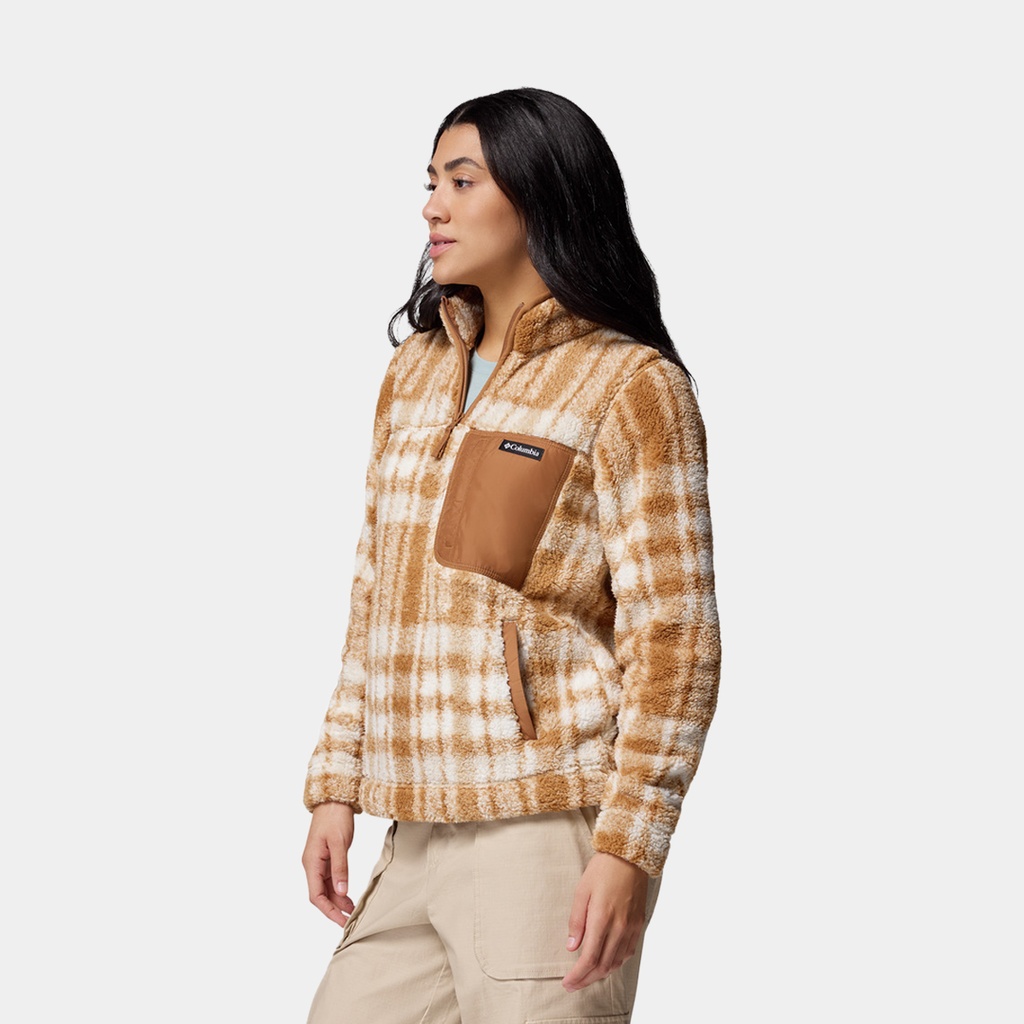 Rugged Ridge High Pile Half Zip Black Deschutes Days