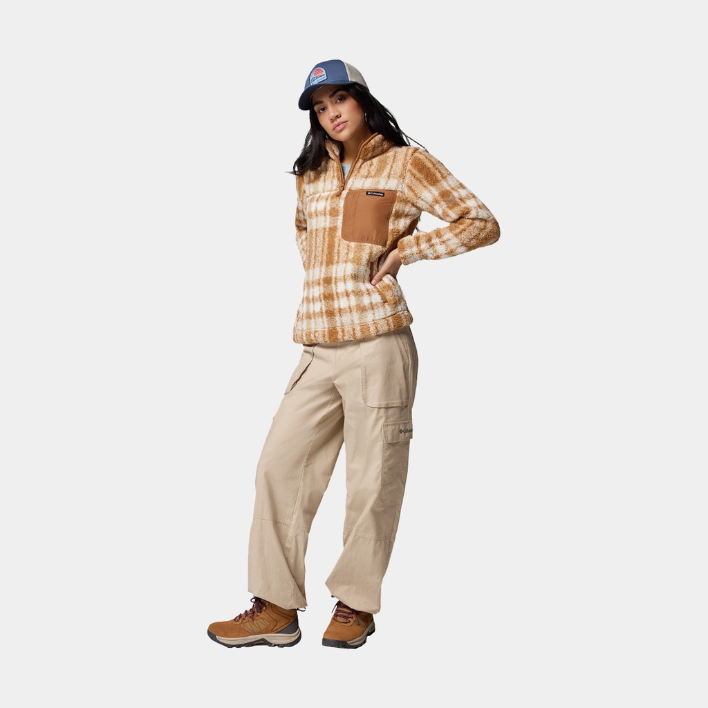 Rugged Ridge High Pile Half Zip Black Deschutes Days