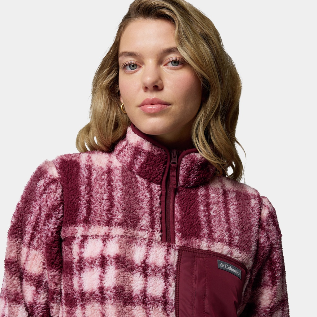 Rugged Ridge High Pile Half Zip Black Deschutes Days