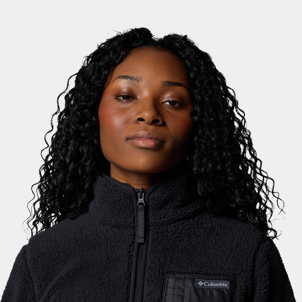 Rugged Ridge High Pile Half Zip Black Deschutes Days