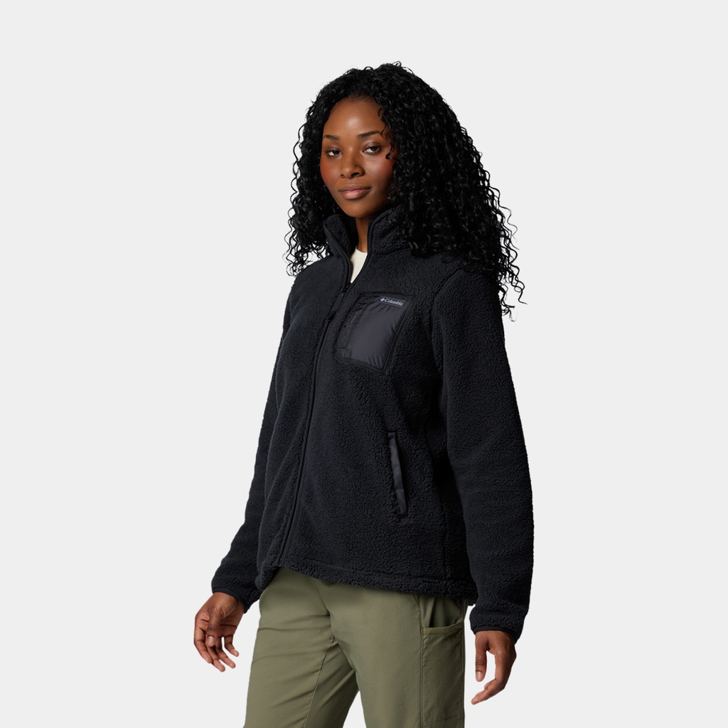 Rugged Ridge High Pile Half Zip Black Deschutes Days