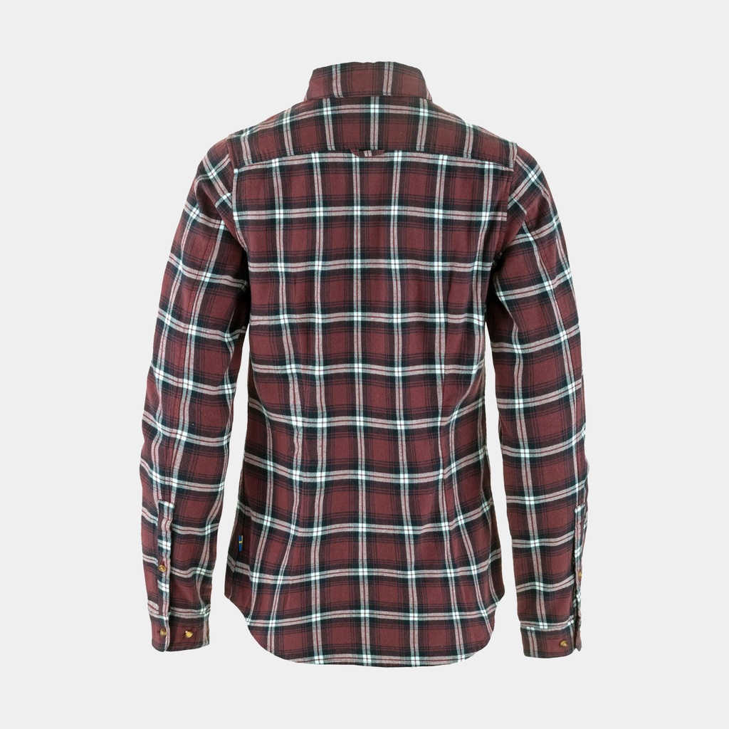 Övik Flannel Shirt Women Port / Breeze Blue