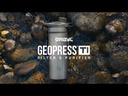 Geopress Purifier Bottle Titanium Covert Black