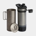 Geopress Purifier Bottle Titanium Covert Black