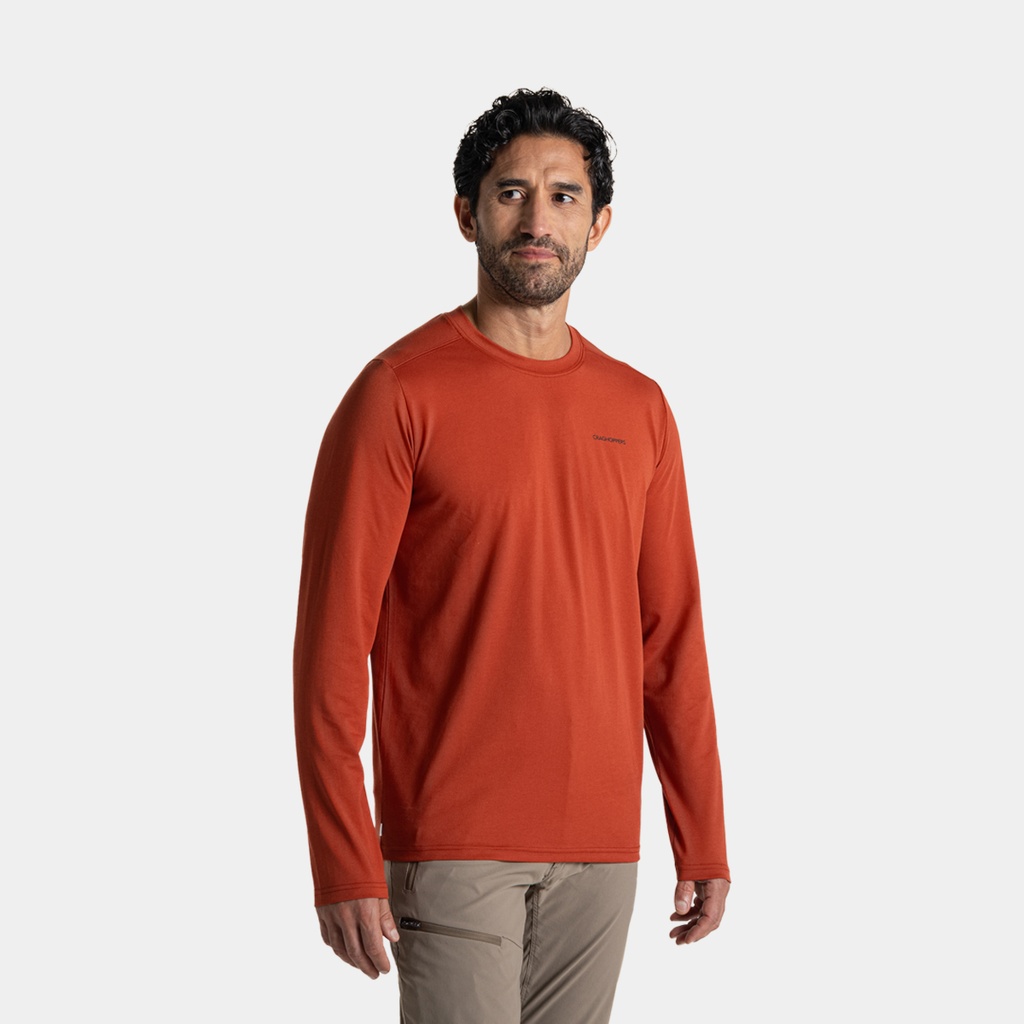 NosiLife Abel Long Sleeve T-Shirt Red Beach
