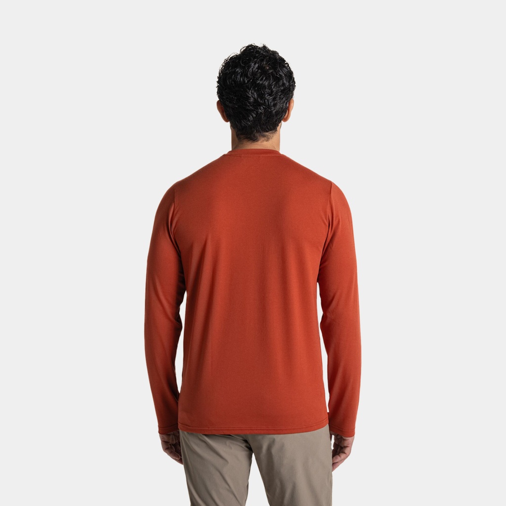 NosiLife Abel Long Sleeve T-Shirt Red Beach