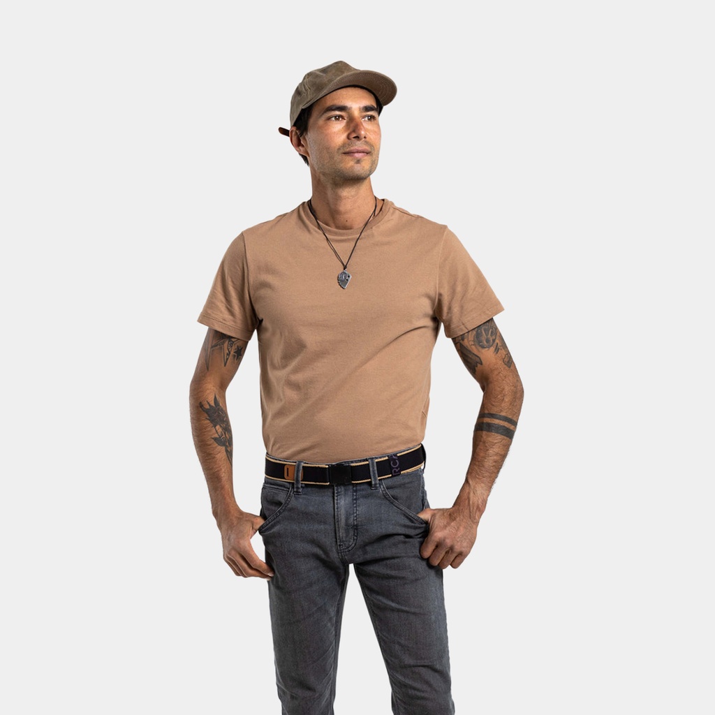 Atlas Slim Belt Heather Black