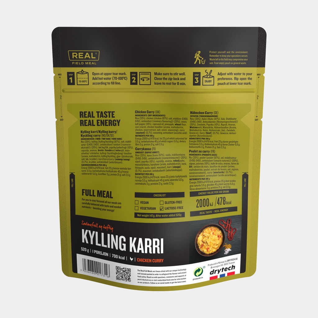 Full Meal Chicken Curry