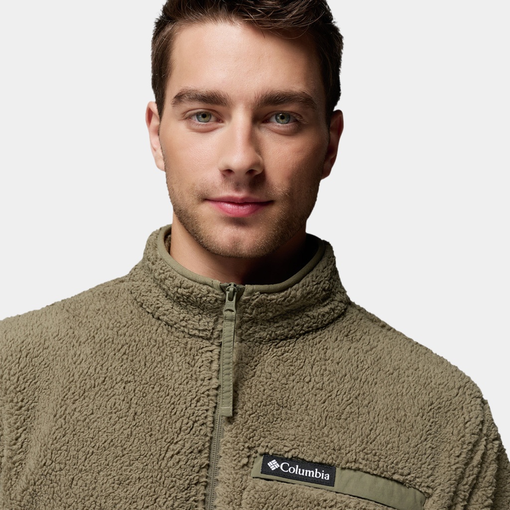 Rugged Ridge High Pile Full Zip Stone Green