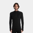 MerinoFine Polar Long Sleeves Half Zip 300 Black
