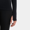 MerinoFine Polar Long Sleeves Half Zip 300 Women Black