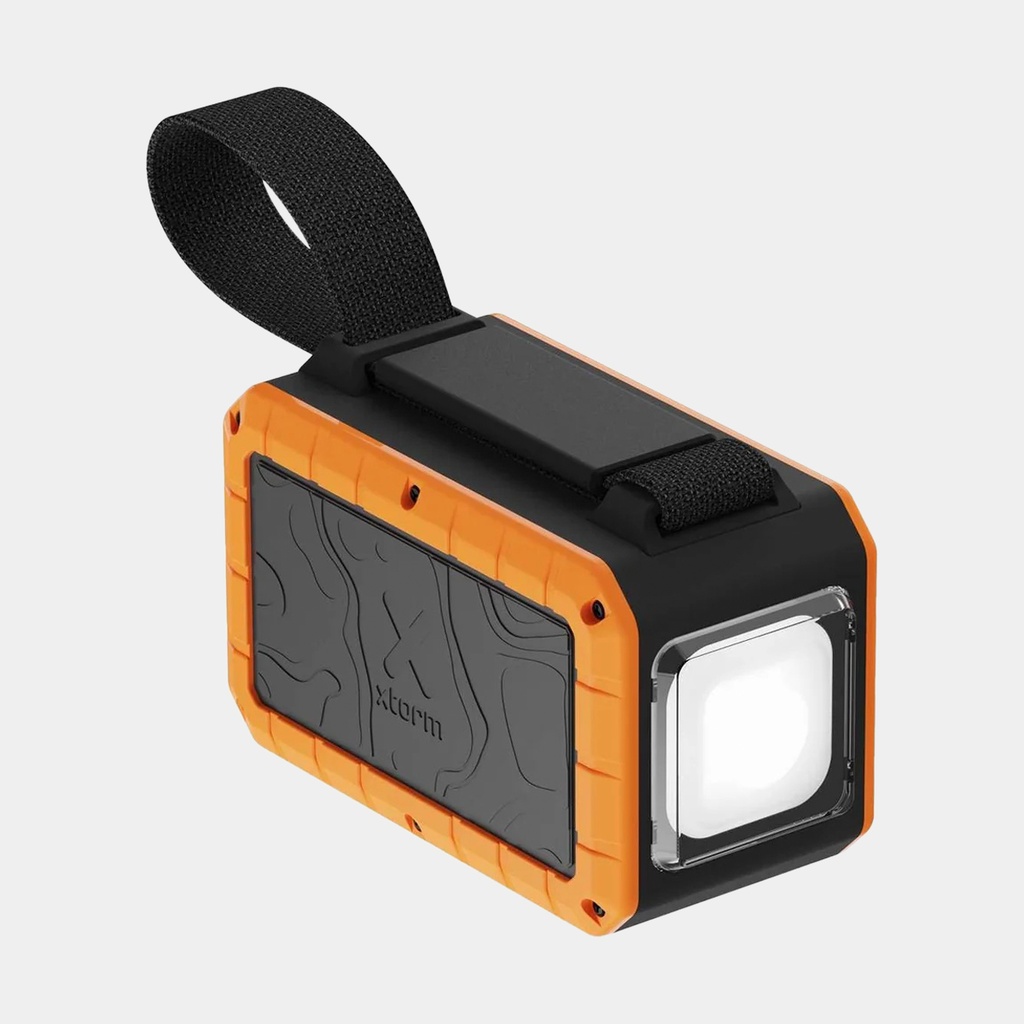 100W Rugged Flashlight Power Bank 40.000mAh Torch Black / Orange