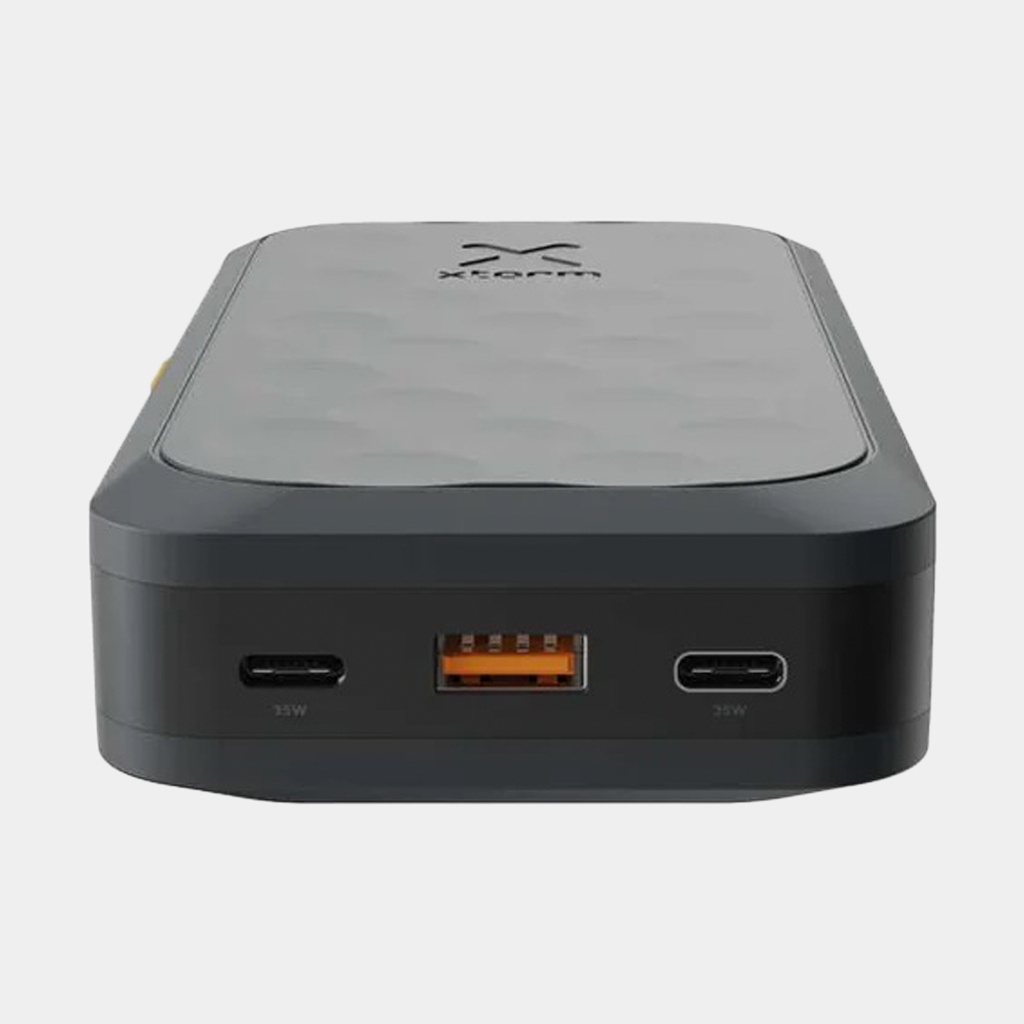 100W Rugged Flashlight Power Bank 40.000mAh Torch Black / Orange