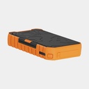 100W Rugged Flashlight Power Bank 40.000mAh Torch Black / Orange