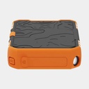 100W Rugged Flashlight Power Bank 40.000mAh Torch Black / Orange