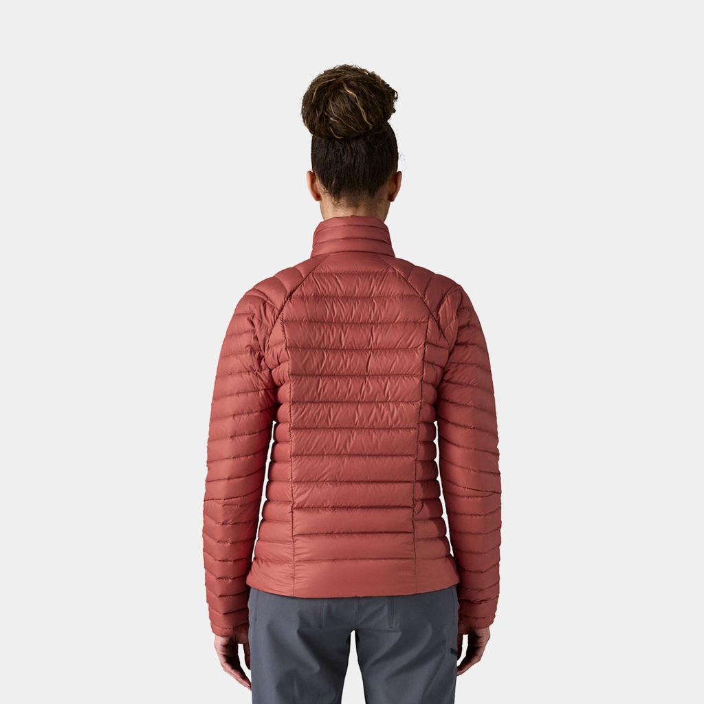 Down Sweater Jacket Women Potters Red