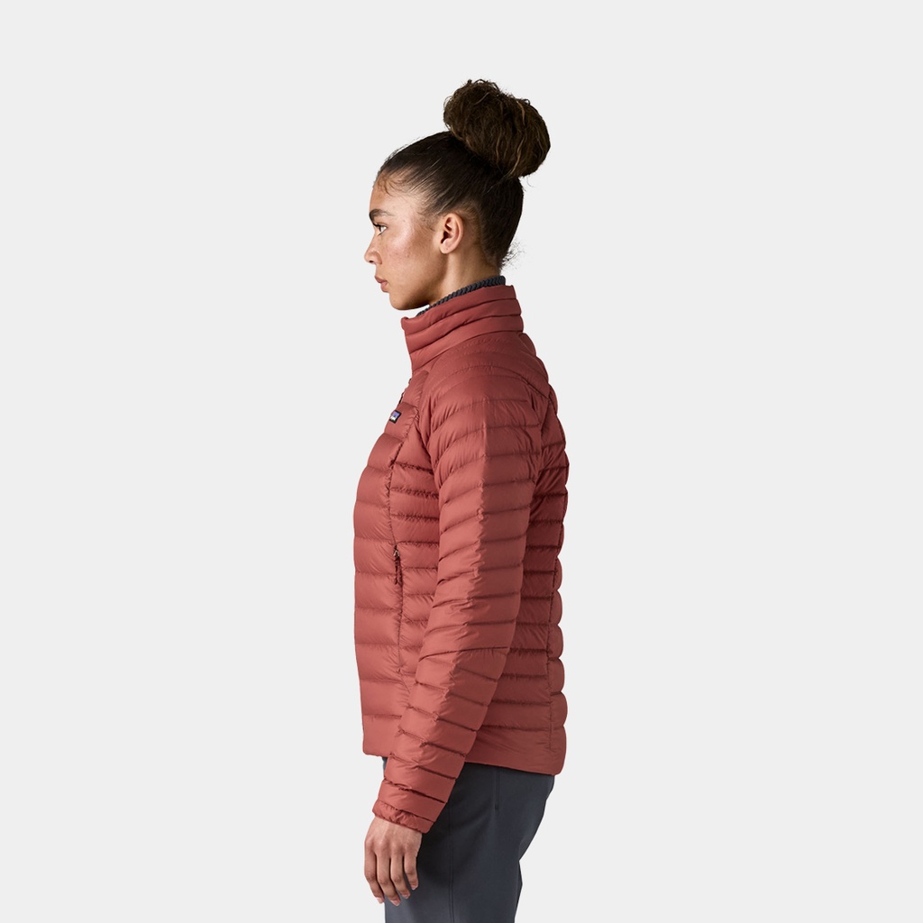 Down Sweater Jacket Women Potters Red