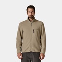 Retro Pile Fleece Vest Women Natural w/Ellwood Green