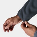 Retro Pile Fleece Vest Women Natural w/Ellwood Green