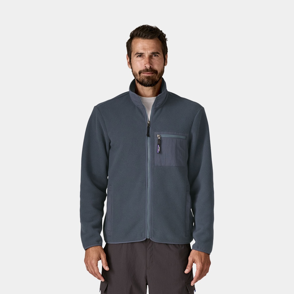 Retro Pile Fleece Vest Women Natural w/Ellwood Green