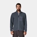 Retro Pile Fleece Vest Women Natural w/Ellwood Green