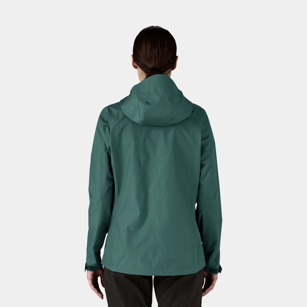 Retro Pile Fleece Vest Women Natural w/Ellwood Green